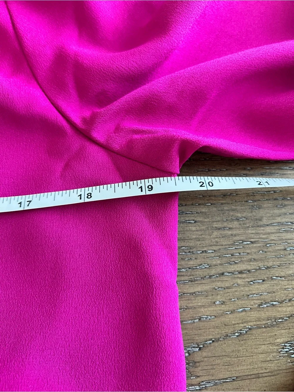 J. Crew Hot Pink Ruffled Neck Shift Dress